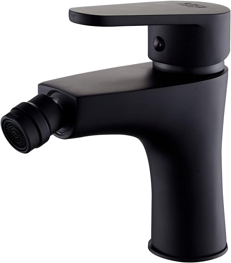 Robinet mitigeur de bidet Álamo noir mat
