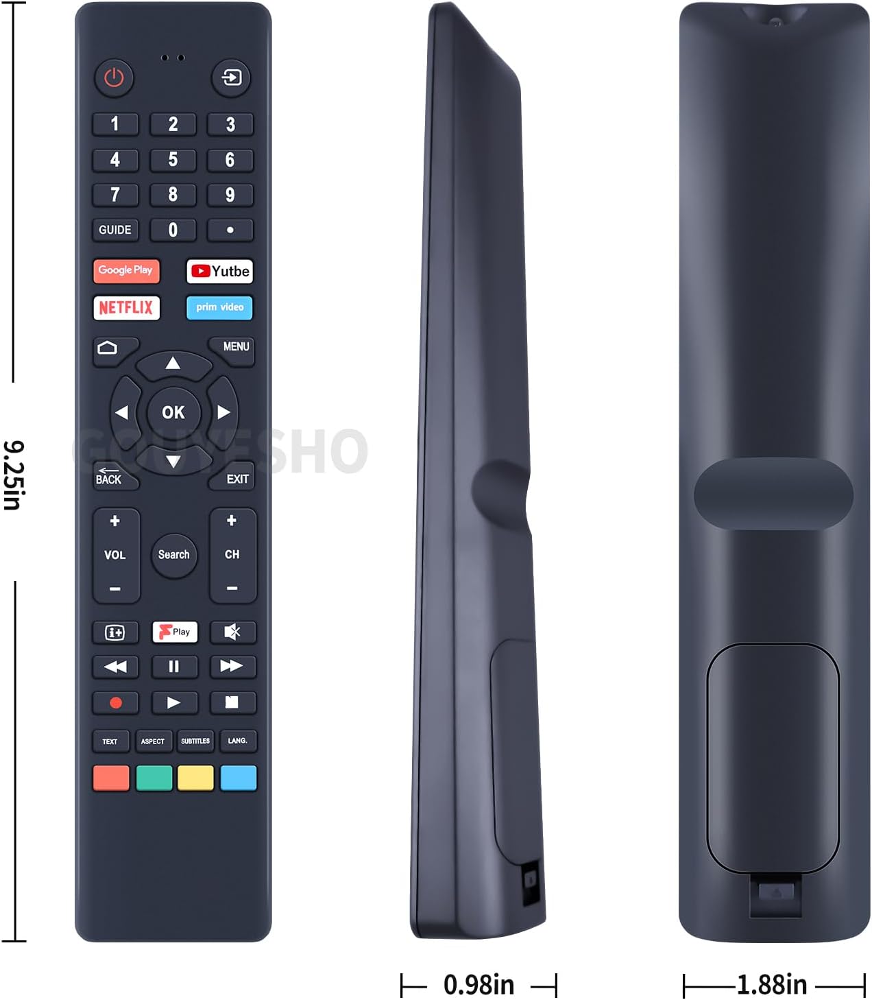 Thumbnail 6 de RM-C3250/RMC3250 Replacement Remote Control for JVC Smart TVs (No voice function)