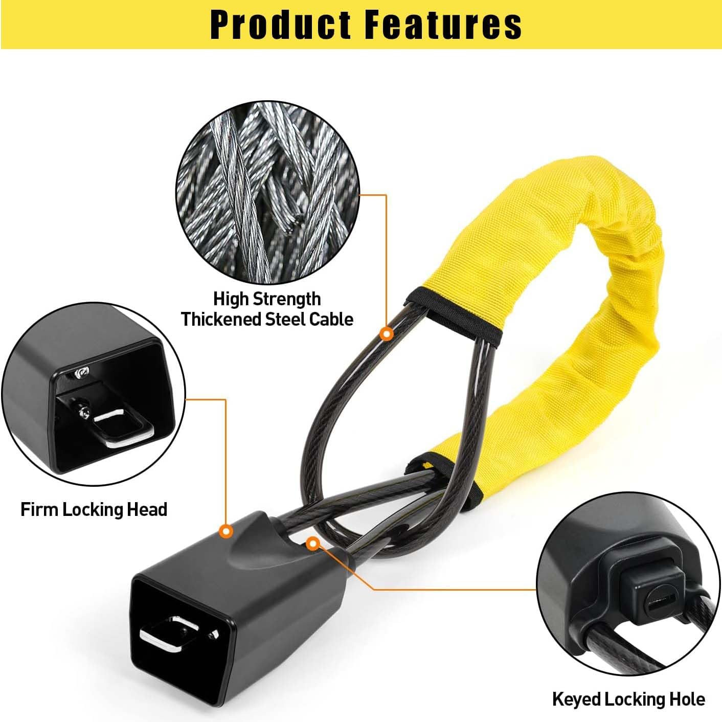 Thumbnail 1 de YUFANYA Steering Wheel Lock YF102801