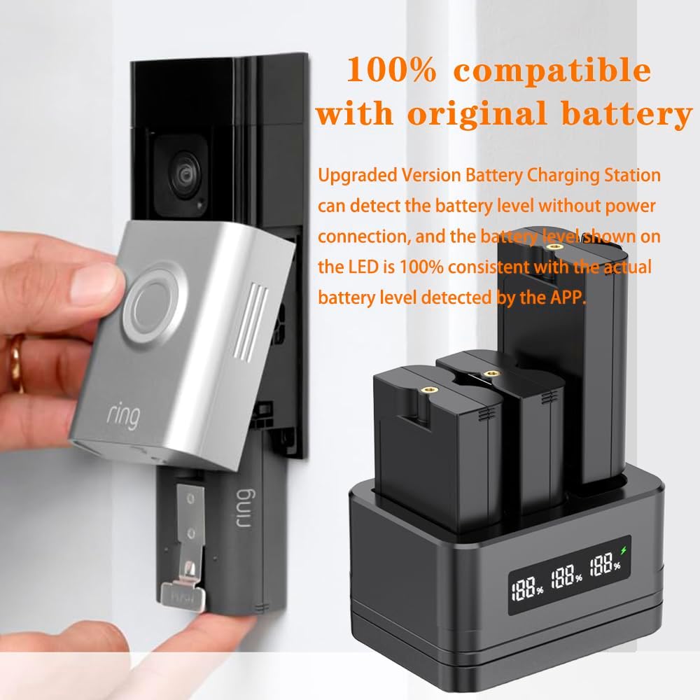 Thumbnail 4 de Ring Akku-Ladestation 3er Set 6040 mAh