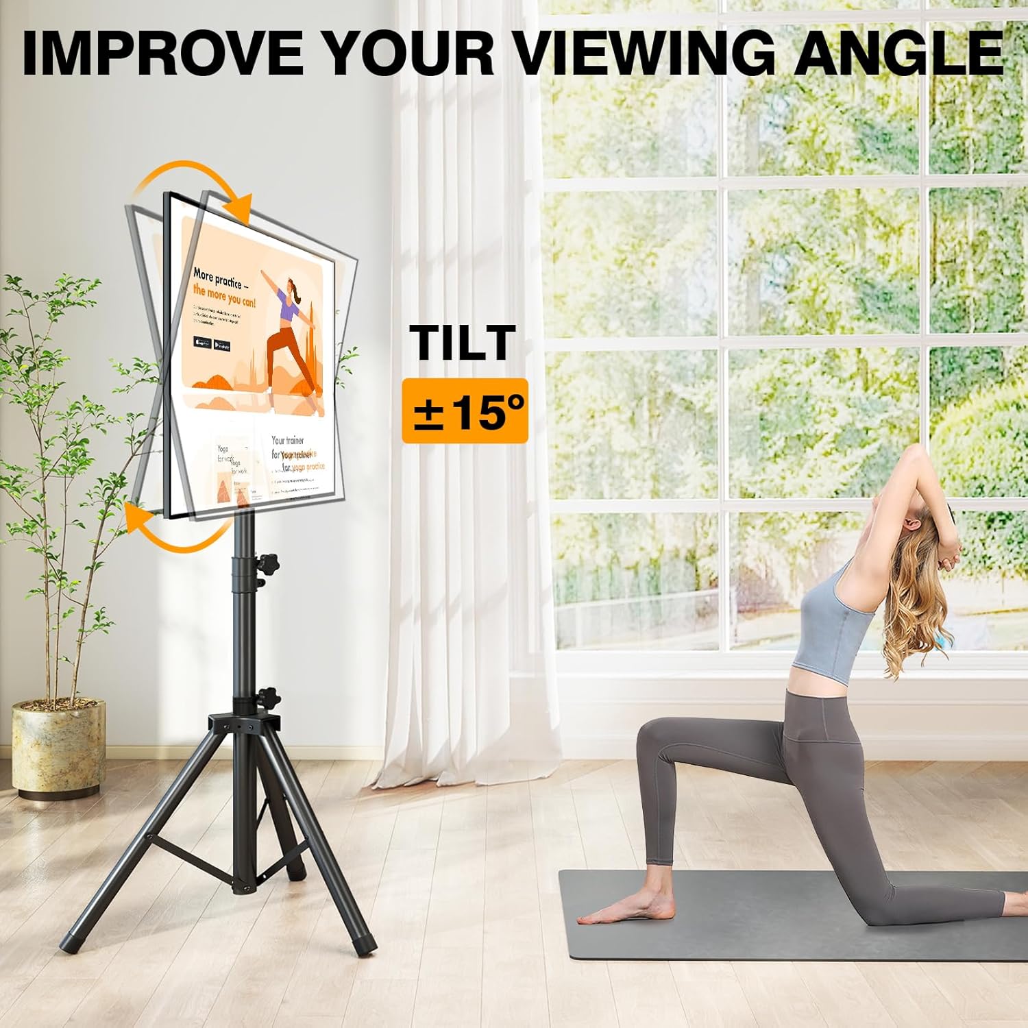 Detalle 2 de Tripod TV Stand 100 lbs