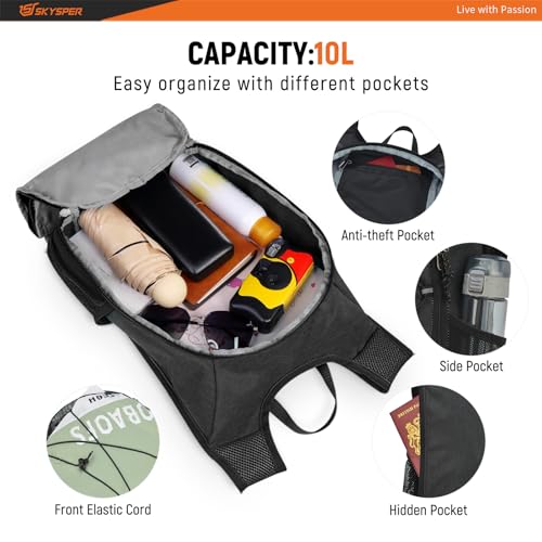 Detalle 2 de SKYSPER Foldable Hiking Backpack 10L