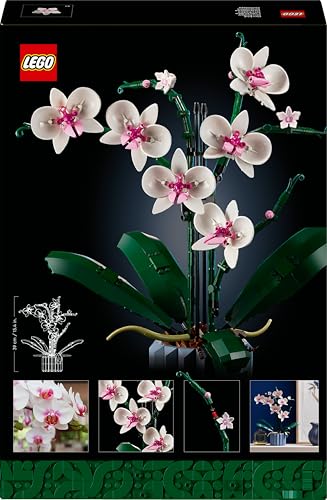 Thumbnail 11 de LEGO 10311 Orquídeas blancas y rosas, jarrón azul 🧩
