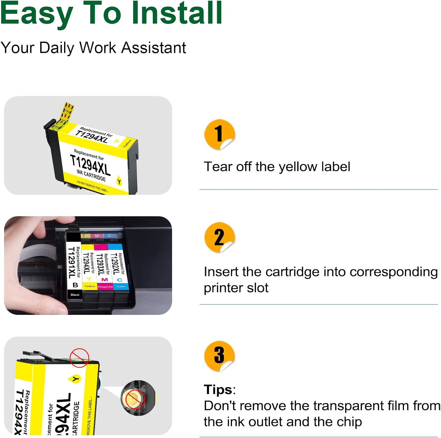 Thumbnail 4 de Denvoer multipack compatibile T1295 (15 cartucce) per Epson: per SX235W, SX420W, SX525WD, Office BX305F e WorkForce WF-3520DWF