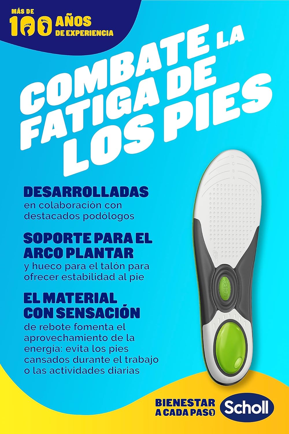 Thumbnail 2 de Scholl LiquiFlex Plantillas Hombre Talla 41-46,5 💪