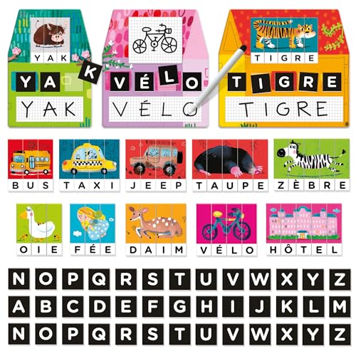 Detalle 2 de HEADU - Mon Labo D'Écriture Montessori: Je Lis et J'Écris avec Trois Méthodes Amusantes