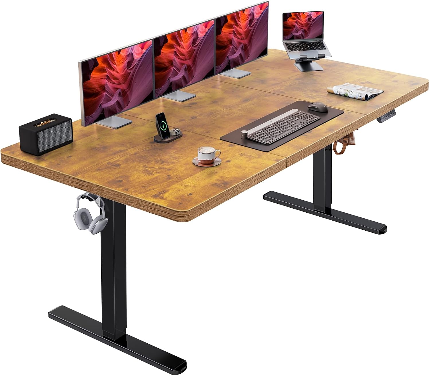 Detalle de HUANUO Electric Standing Desk, 71-Inch