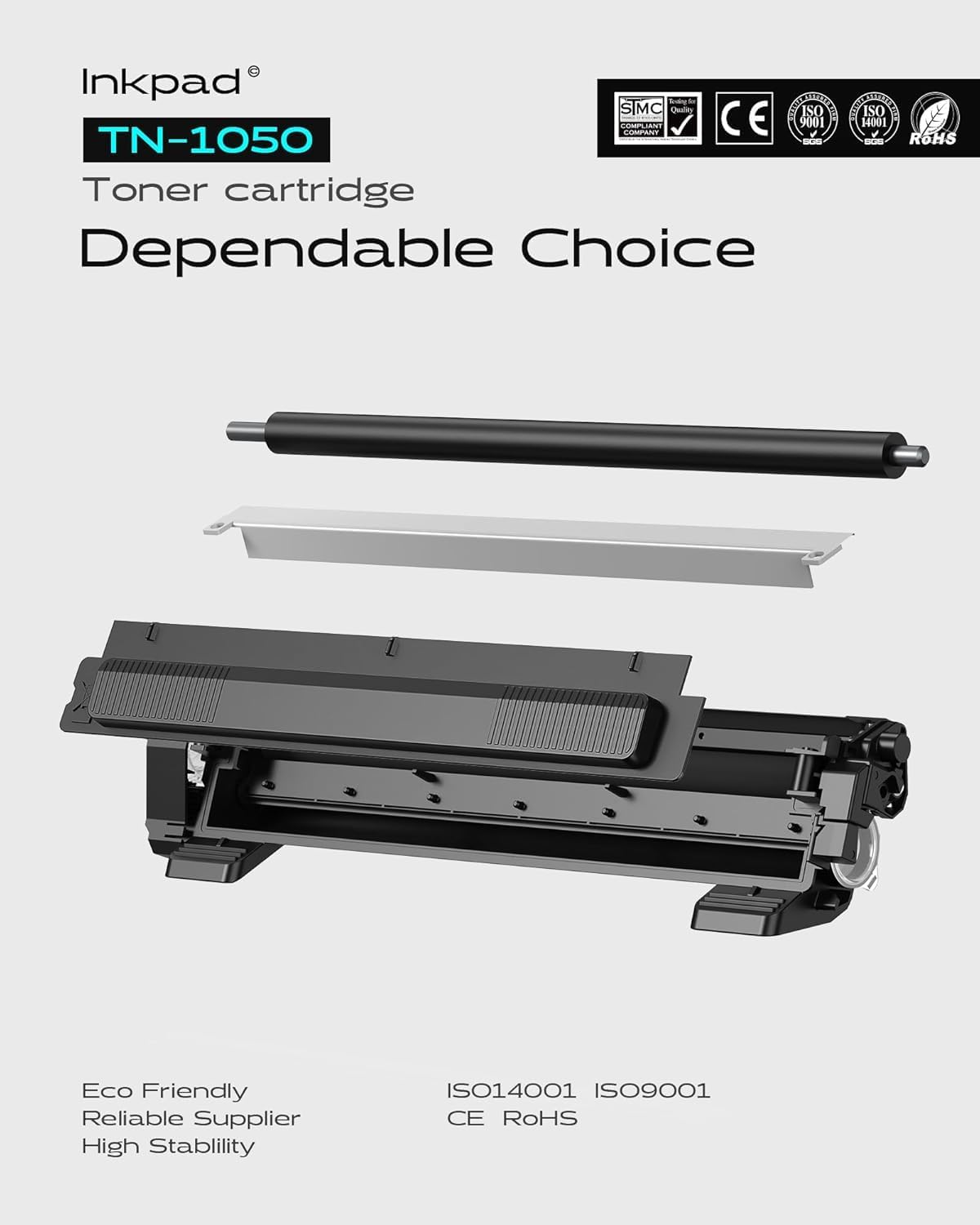 Thumbnail 5 de iNKPAD TN1050 TN-1050 Cartucce Toner Nero Compatibili per Brother (4 pezzi)