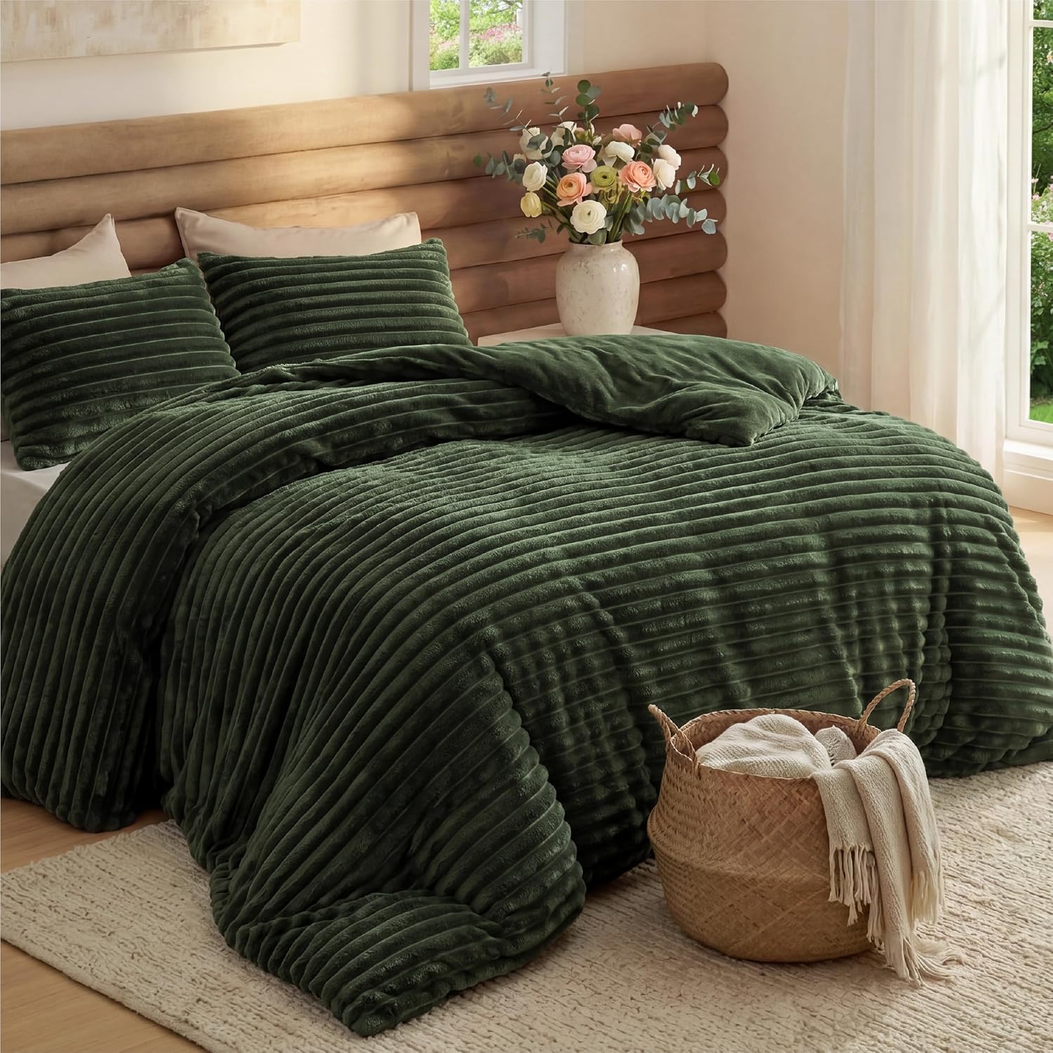 Detalle de Bedsure king comforter set