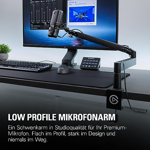 Thumbnail 1 de Elgato Wave Mic Arm Low Profile – robuste Mikrofon-Armlösung mit geringem Sichtfeld