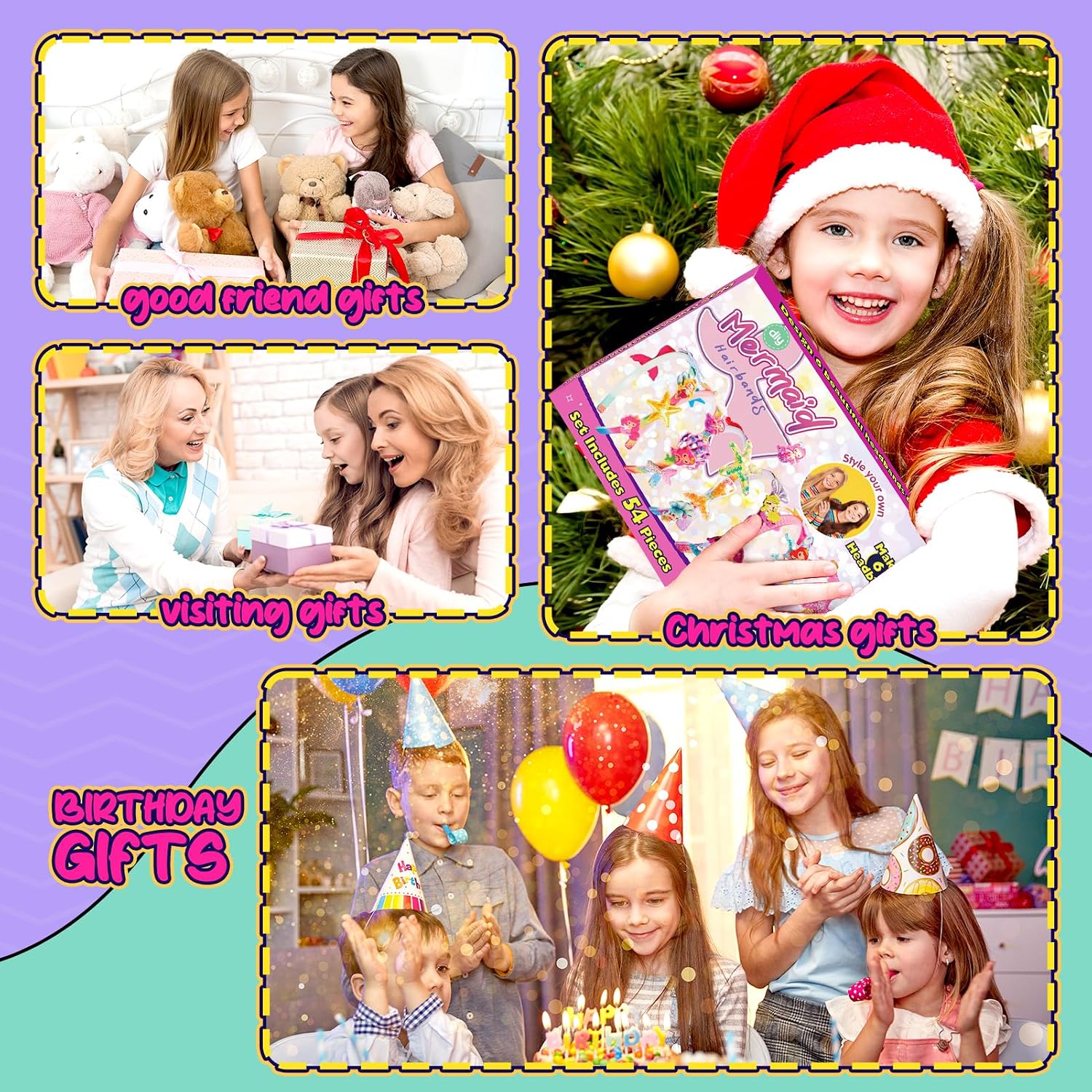 Thumbnail 6 de HappyKidsClub Giochi Kit di 54 pezzi per bambine 4-10 anni 🎀
