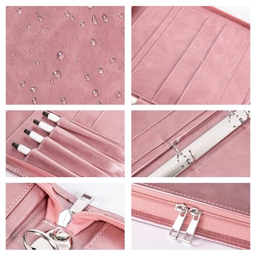 Thumbnail 4 de Leather 3-Ring Planner Binder 📒