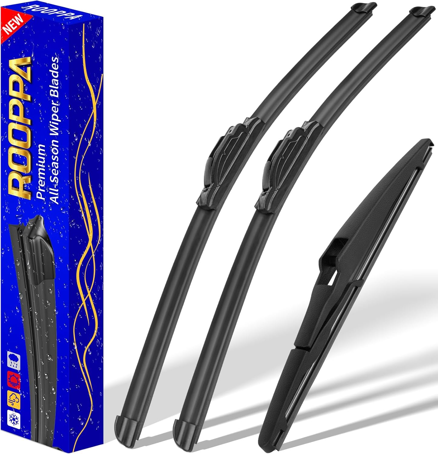 Detalle de 3 Wipers Replacement for Toyota RAV4 26"/16"/10"