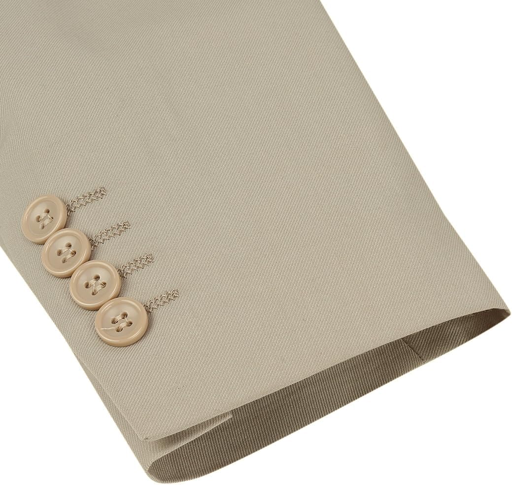Thumbnail 4 de Costume homme slim fit 2 pièces uni Allthemen — polyester/viscose, veste 2 boutons