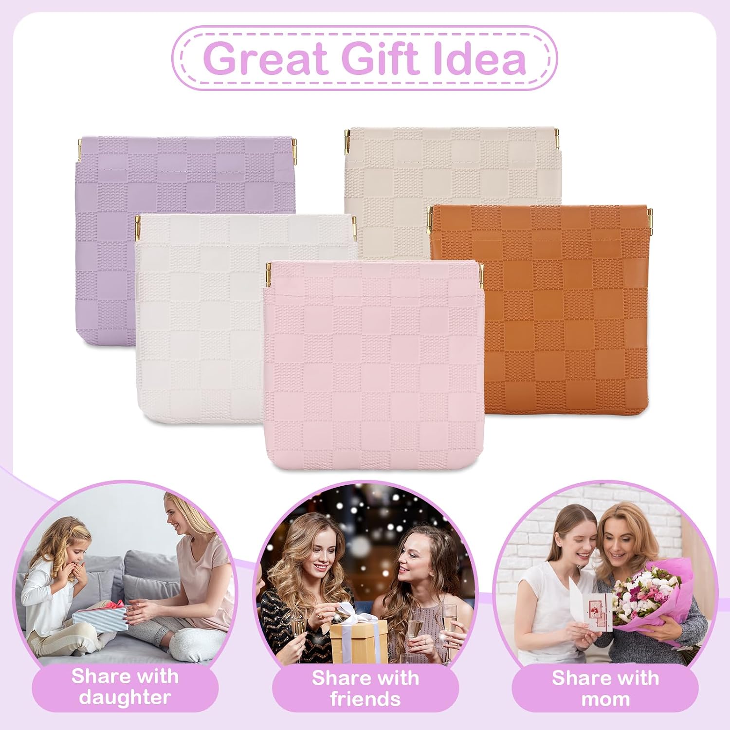 Thumbnail 6 de Sightor Mini Makeup Bags, PU Leather