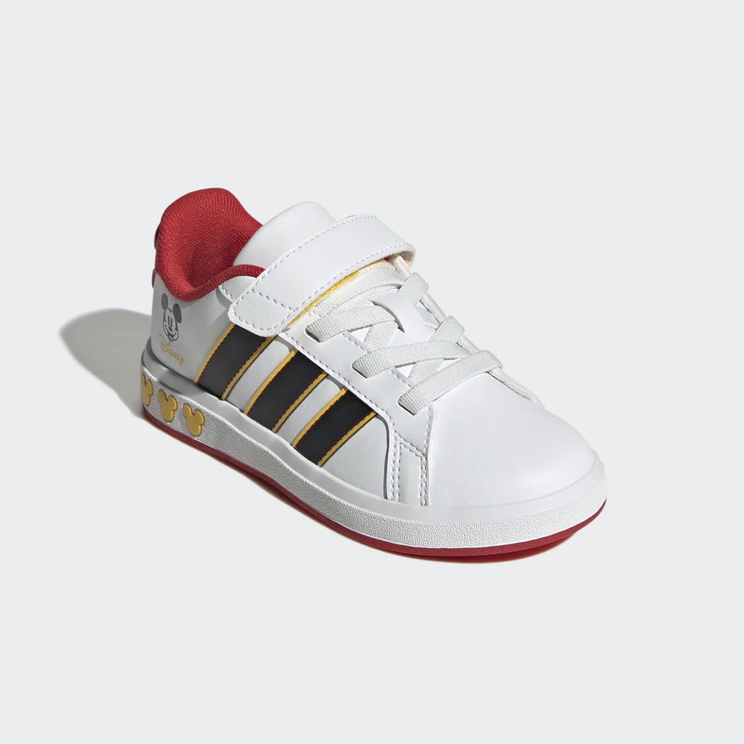 Thumbnail 3 de Zapatilla Adidas Disney Mickey Mouse Grand Court — blanco, para uso everyday con aire nostálgico