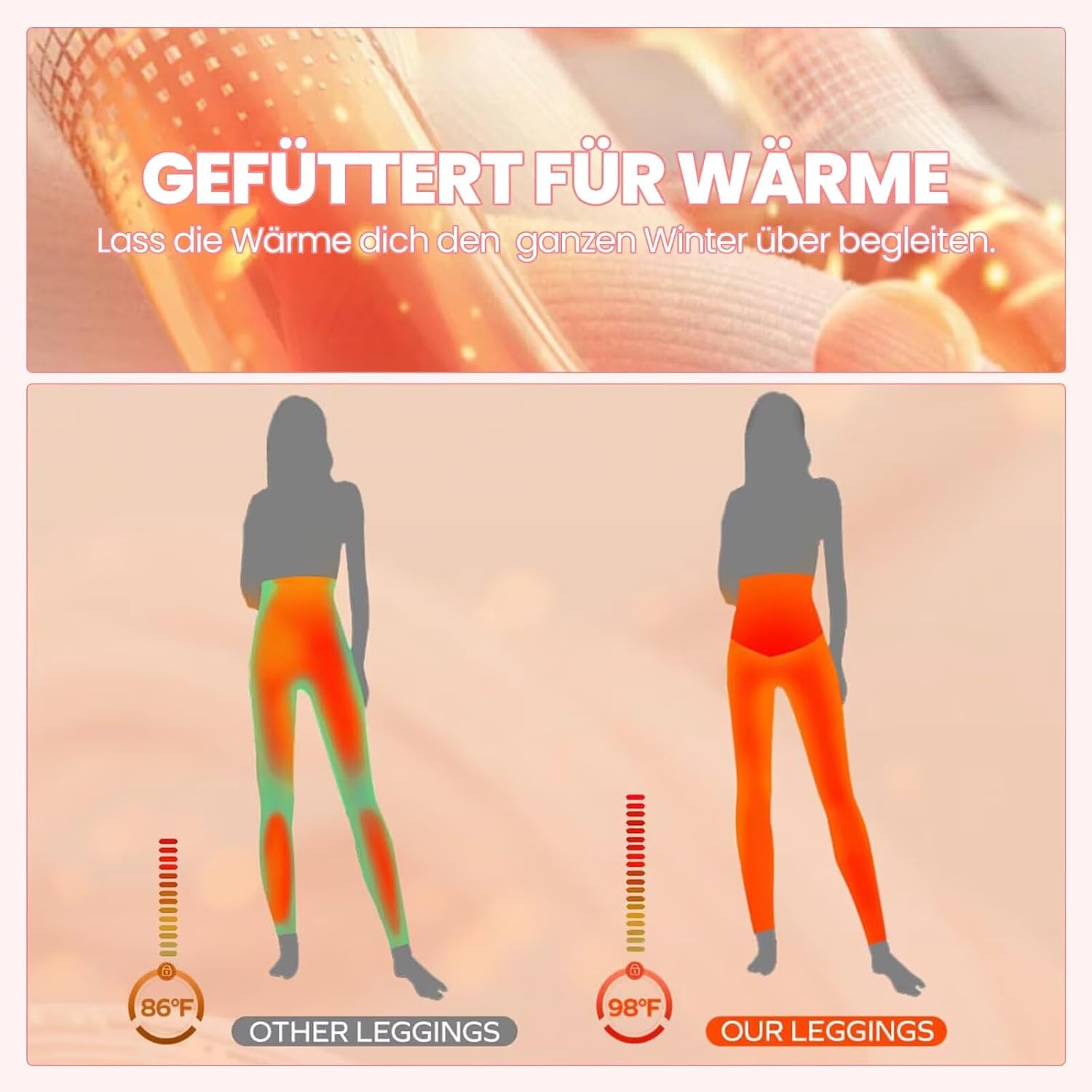 Thumbnail 4 de QGGQDD Thermo Umstandsleggings Damen