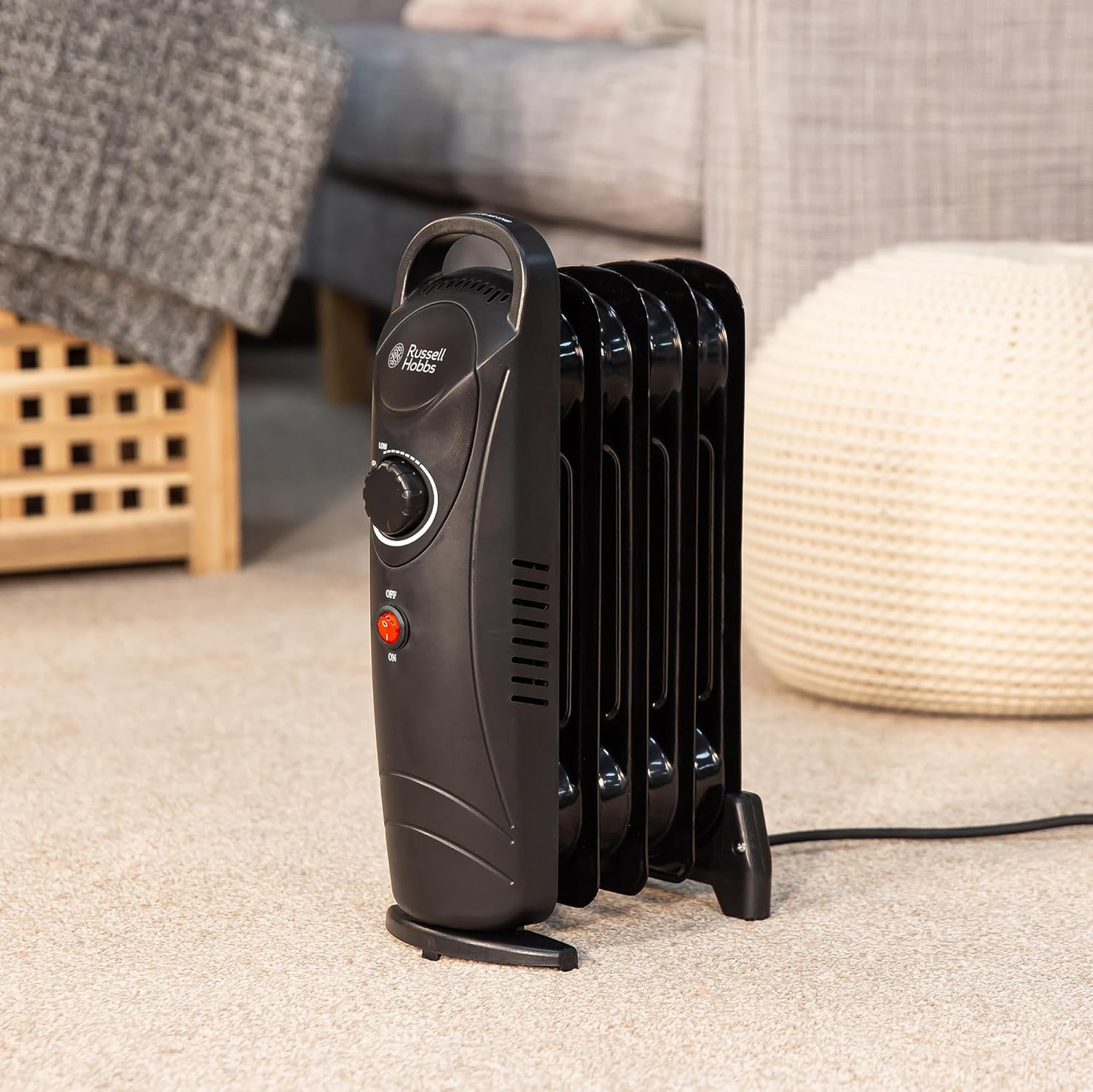 Thumbnail 5 de Russell Hobbs RHOFR3001 650W oil-filled radiator for 10 m²