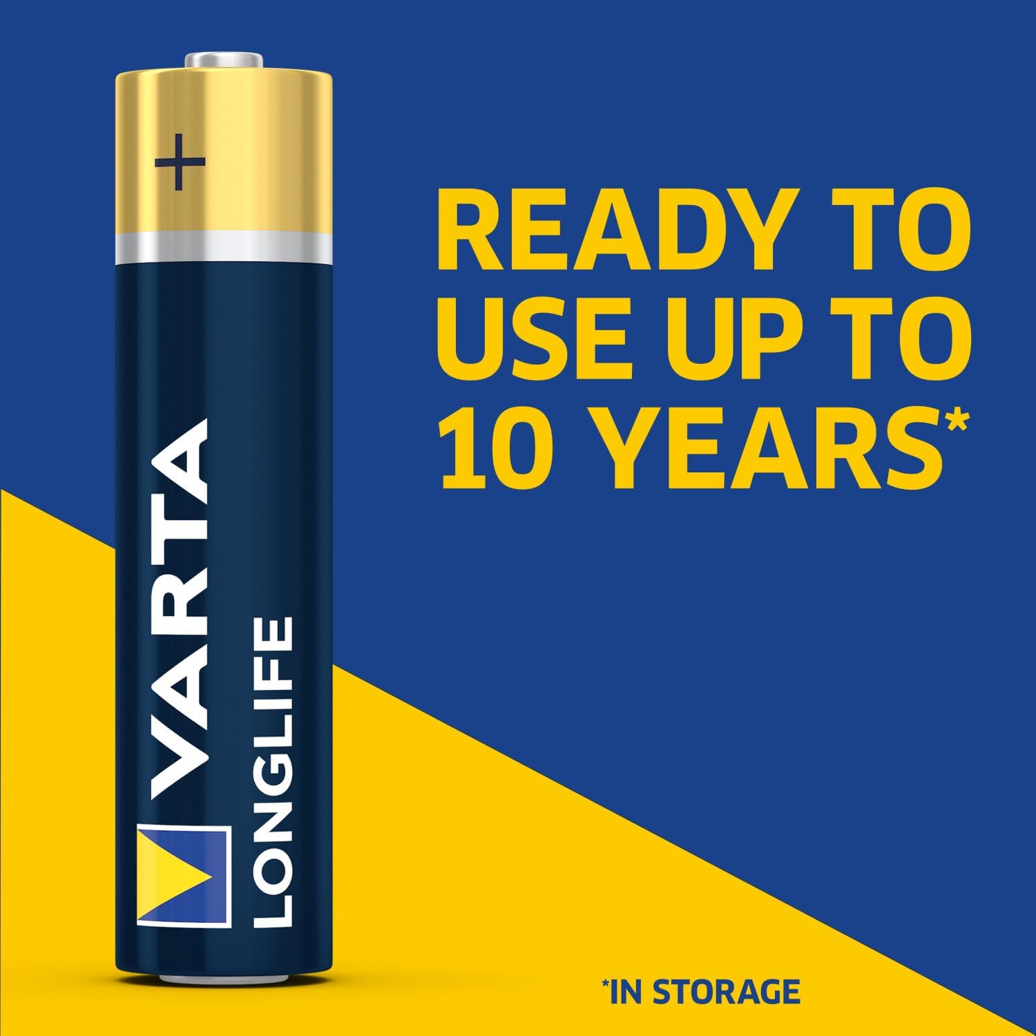 Thumbnail 1 de Varta Longlife AA Alkaline Batteries (100-Pack) — Long-Storage Power for Everyday Devices
