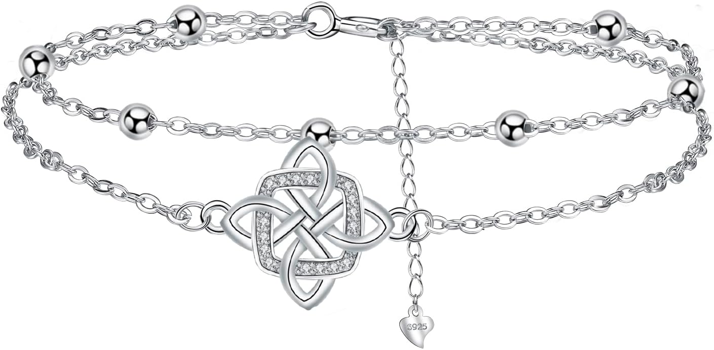 Detalle de Arrebol Armband 925 Sterling Silber Doppelketten