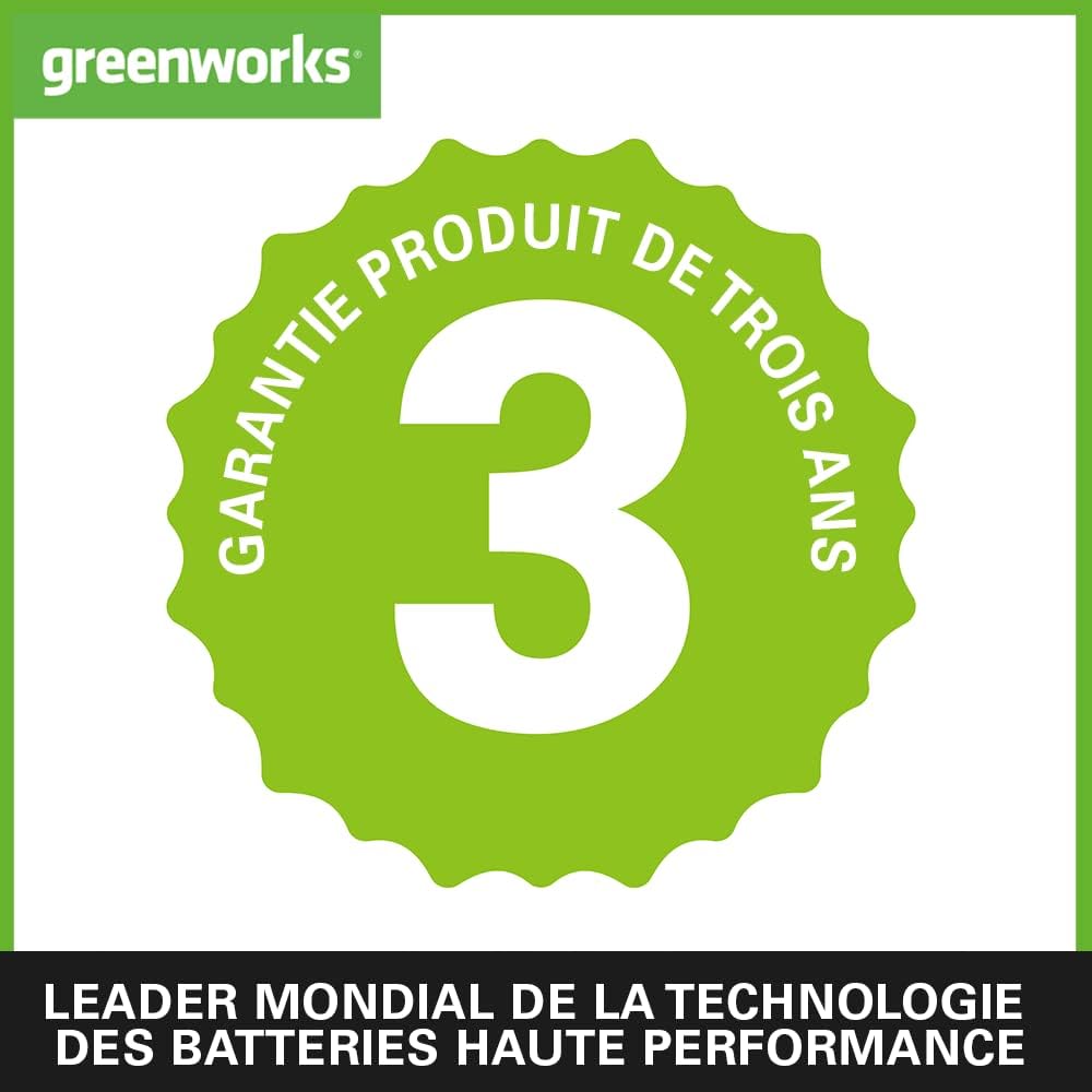 Thumbnail 6 de Greenworks G40LM41 : tondeuse sans fil pour pelouses jusqu’à 500 m², coupe 41 cm (sans batterie ni chargeur)