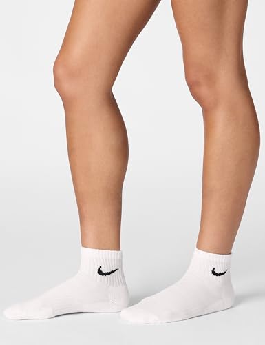 Detalle 2 de Nike SX7669-100 Everyday Cushioned Socks Homme – White/Black, Taille L