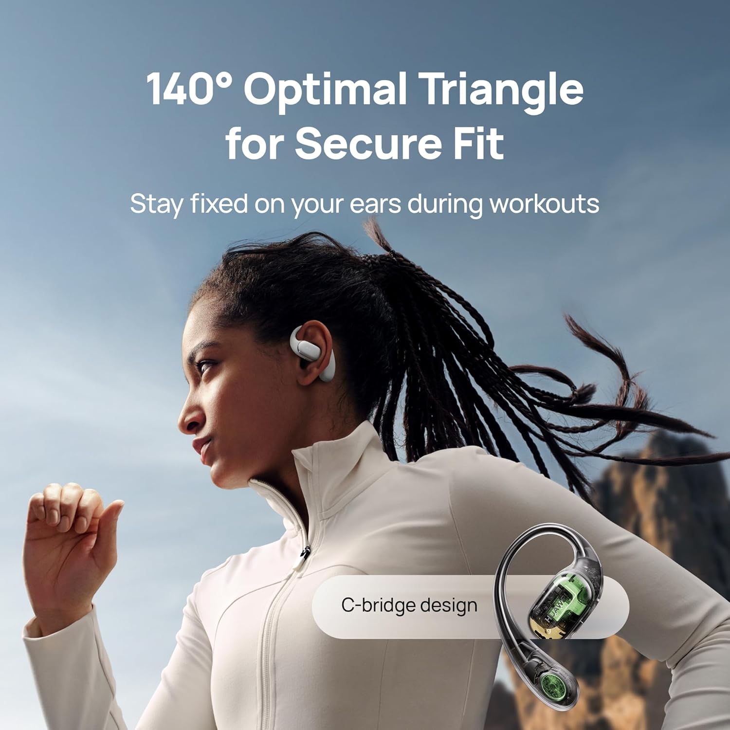 Thumbnail 1 de HUAWEI FreeArc Open-Ear Earbuds: Secure Fit, Open-Design Comfort & Long Battery