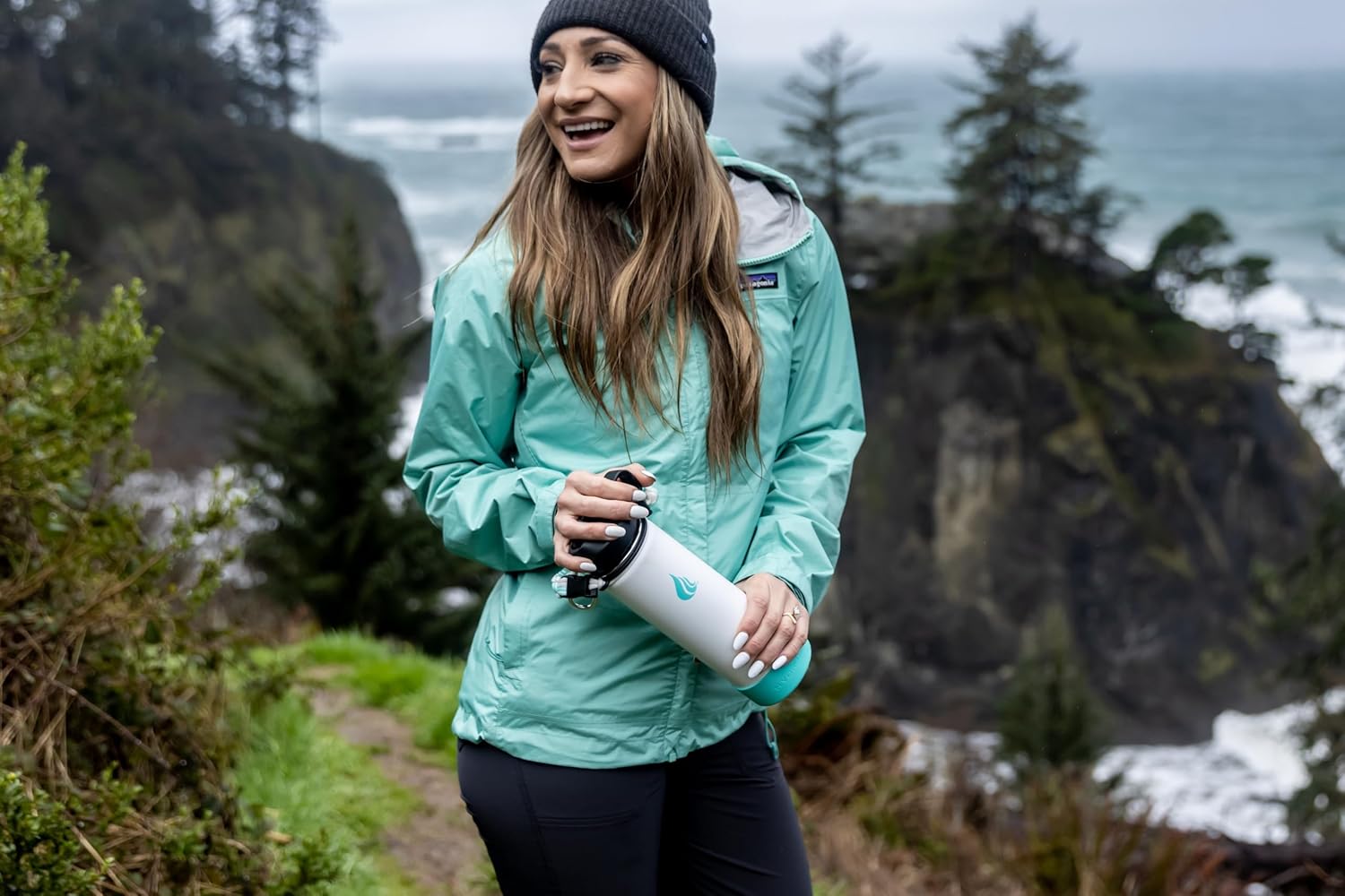 Thumbnail 6 de HYDRO CELL Stainless Steel Insulated Water Bottle (24oz, White) with Straw