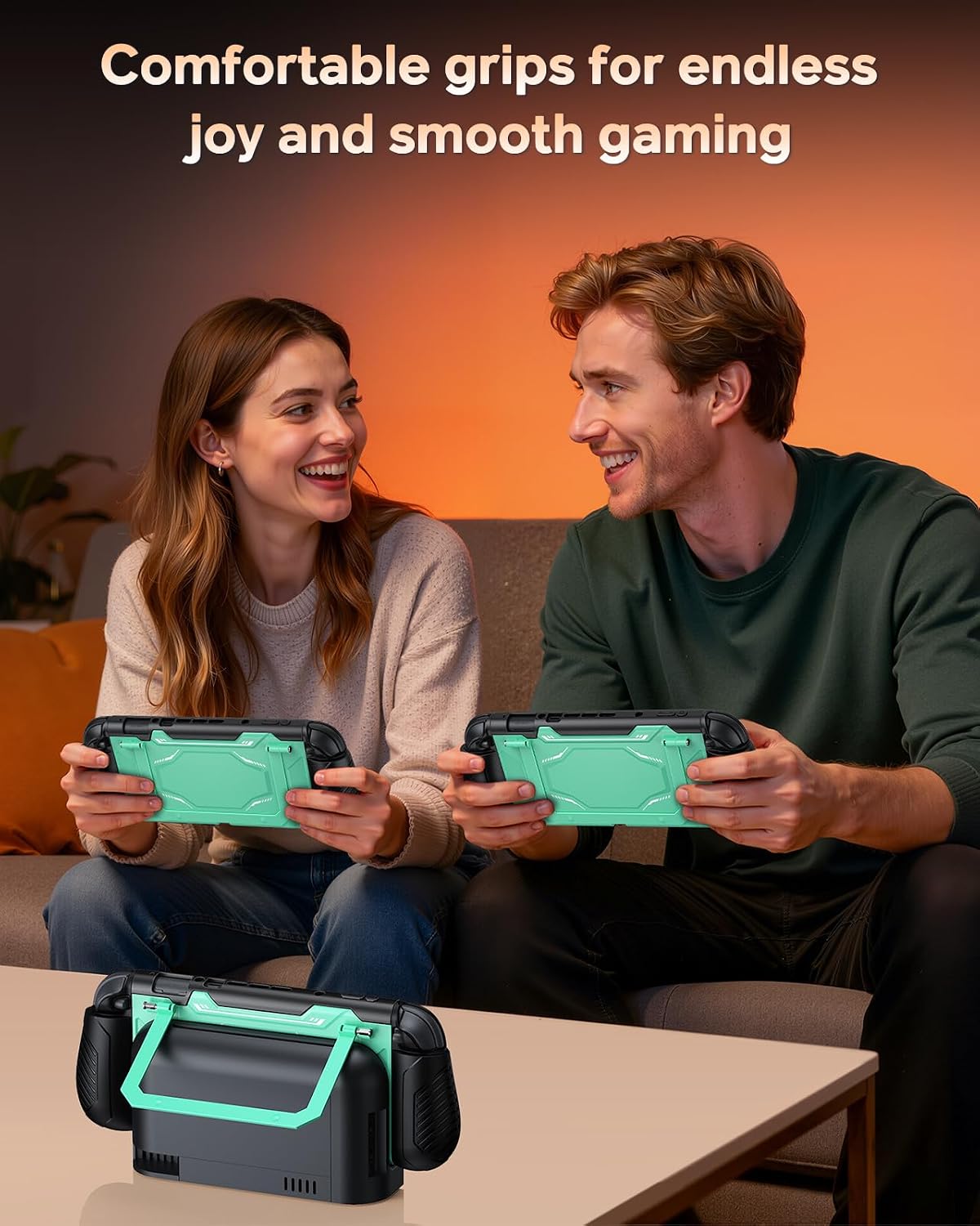 Thumbnail 6 de FYOUNG Schutz in Militärqualität Dockable Hülle für Nintendo Switch 2 (2025) – Hellgrün