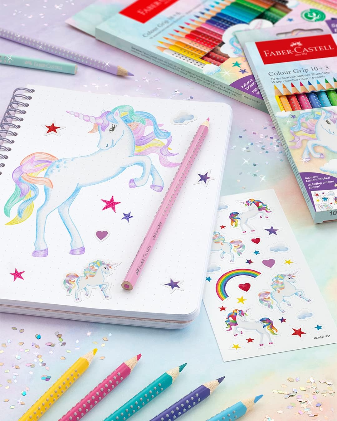Thumbnail 1 de Faber-Castell 201542 Buntstifte Einhorn 13-teilig