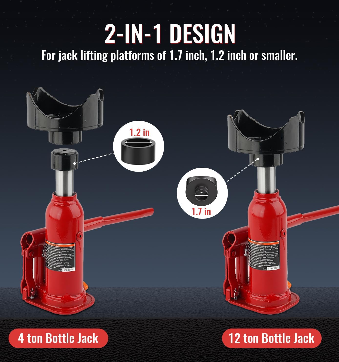 Detalle de Xprite Bottle Jack Adapter 2-in-1