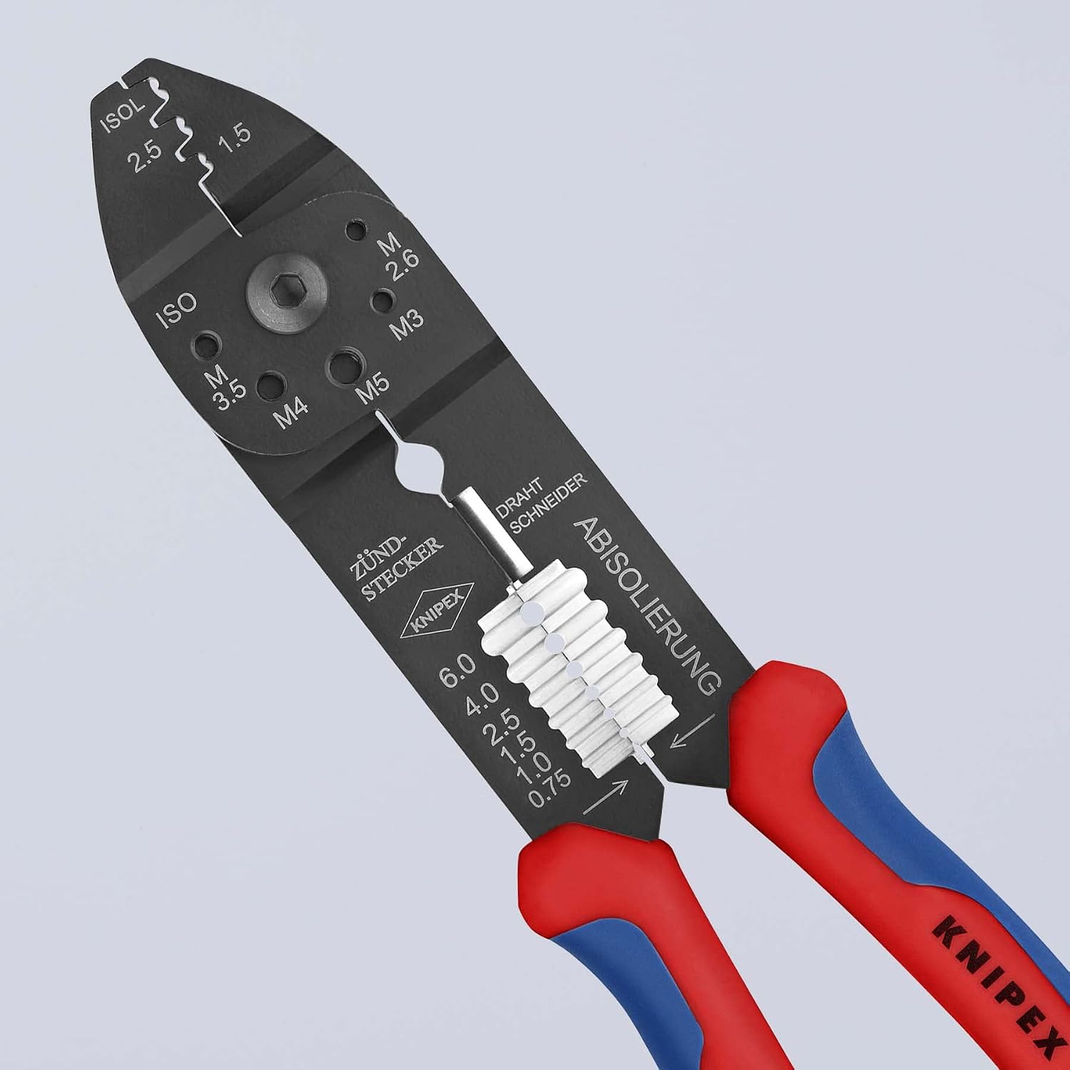 Thumbnail 3 de クニペックス KNIPEX 9721-215B クリンピングプライヤー 切断・皮むき・圧着対応