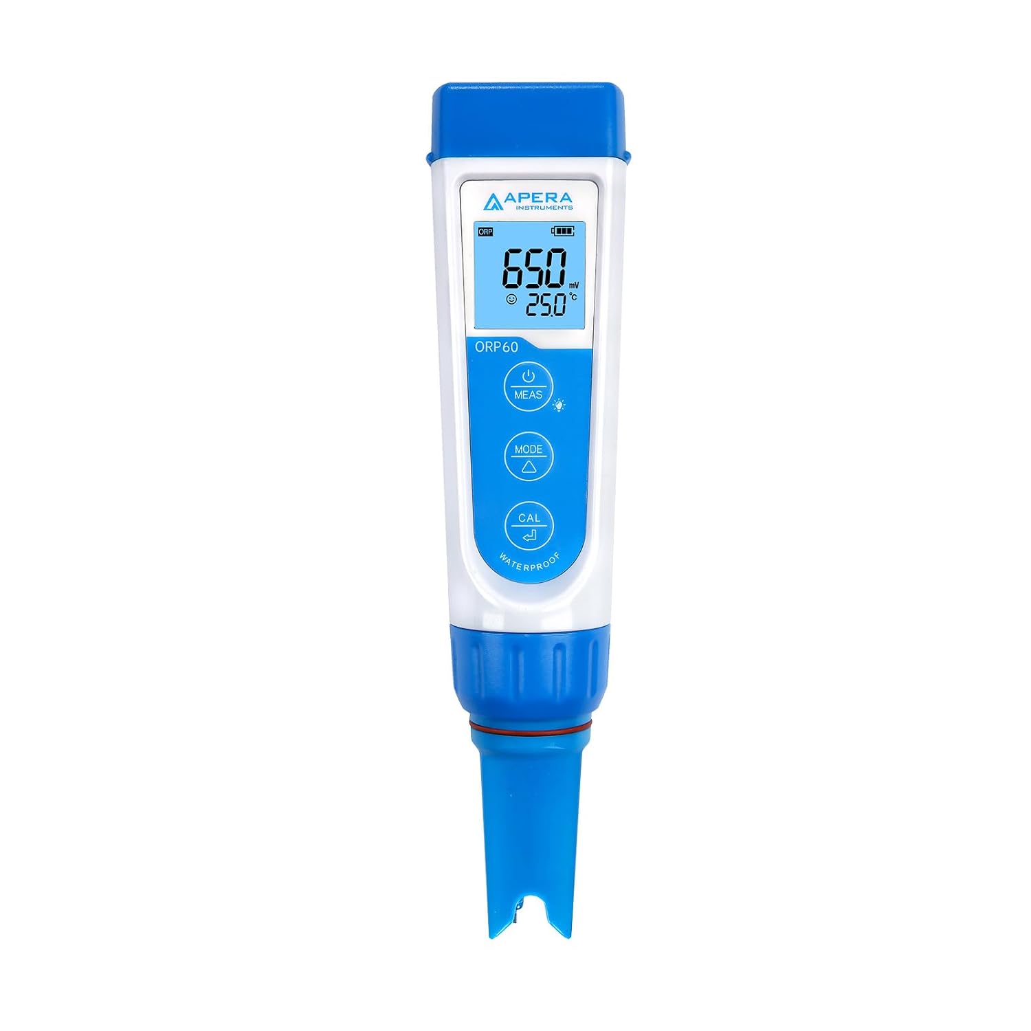 Detalle de APERA ORP60 電極交換式ORP計|±1000mV測定・校正液付属・IP67防水防塵