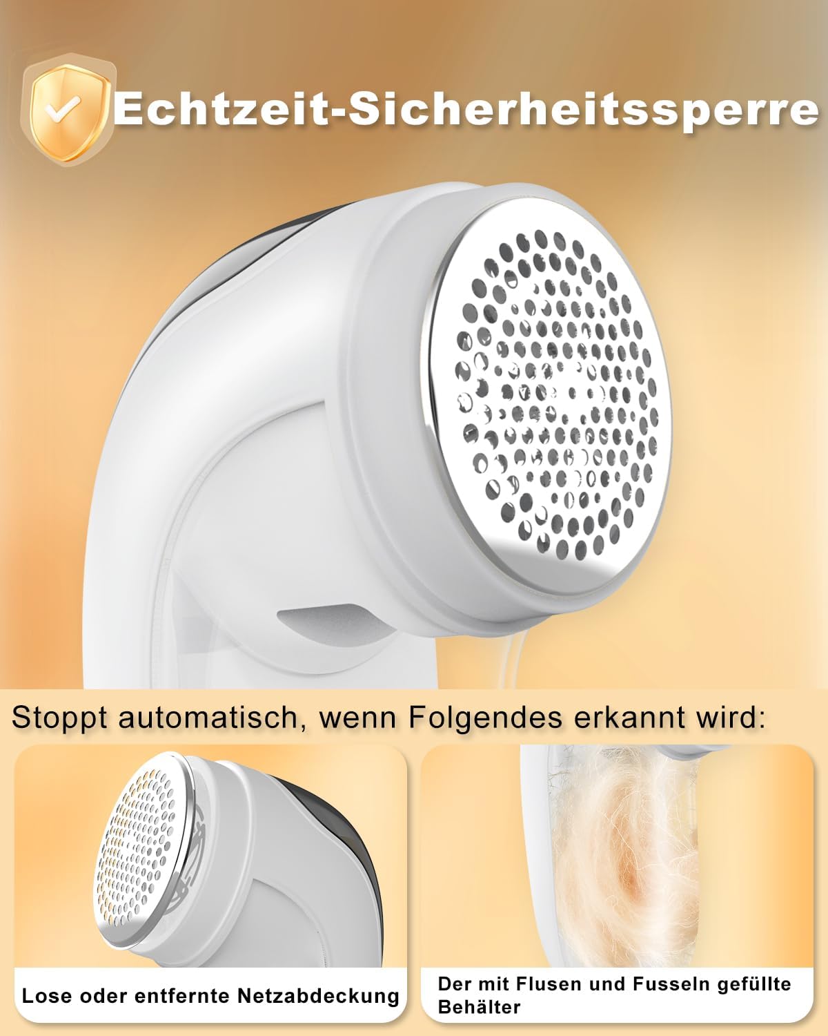 Thumbnail 4 de Homtronics Fusselrasierer Elektrisch 6Klingen