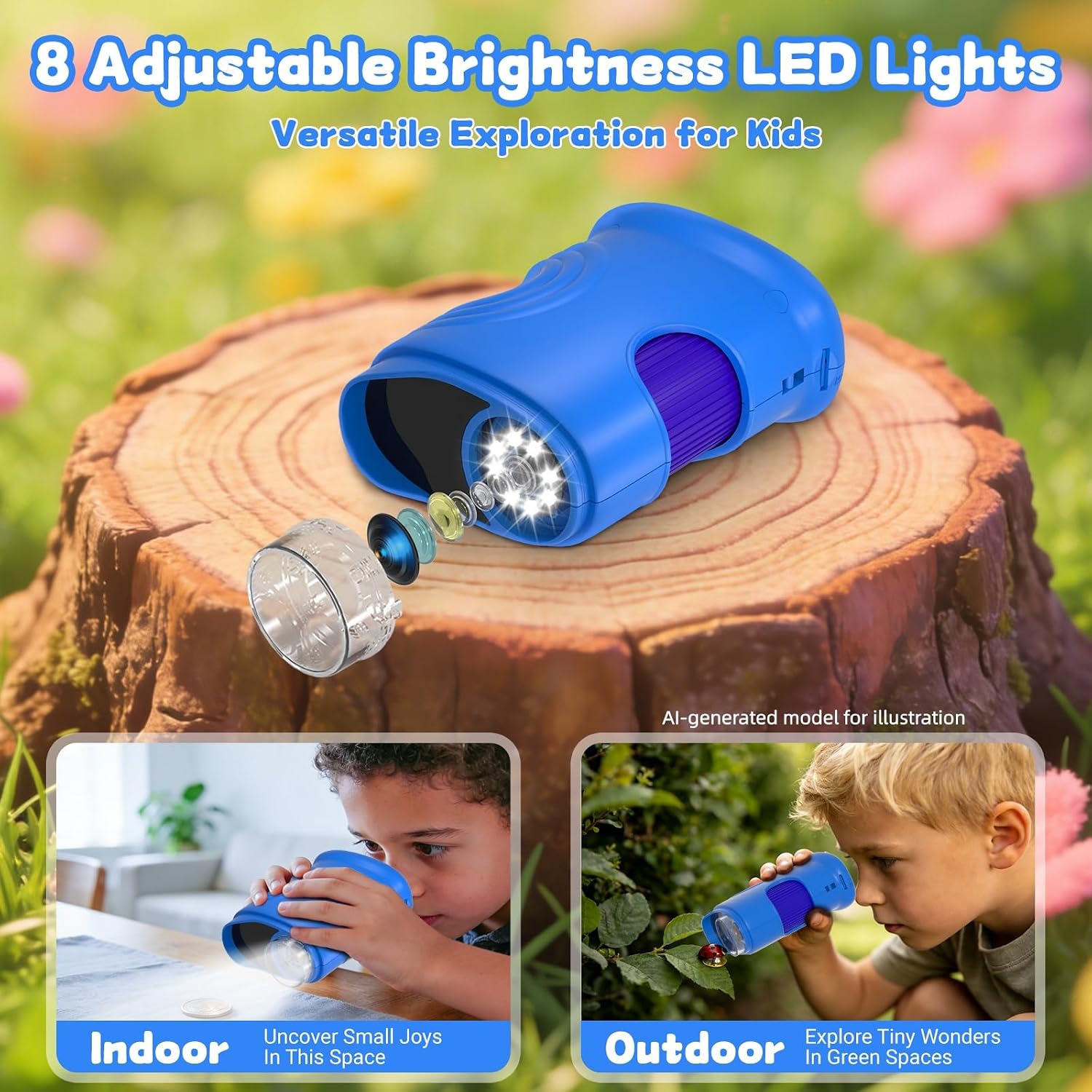 Thumbnail 5 de Pozifu 1000X Handheld Microscope for Kids: Pocket Digital Microscope with 1080P & 2.0" IPS Screen