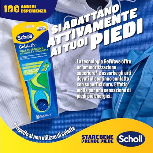 Thumbnail 2 de Dr. Scholl's GelActiv Solette per Scarpe Sportive con Tecnologia GelWave, Taglie 40–46,5