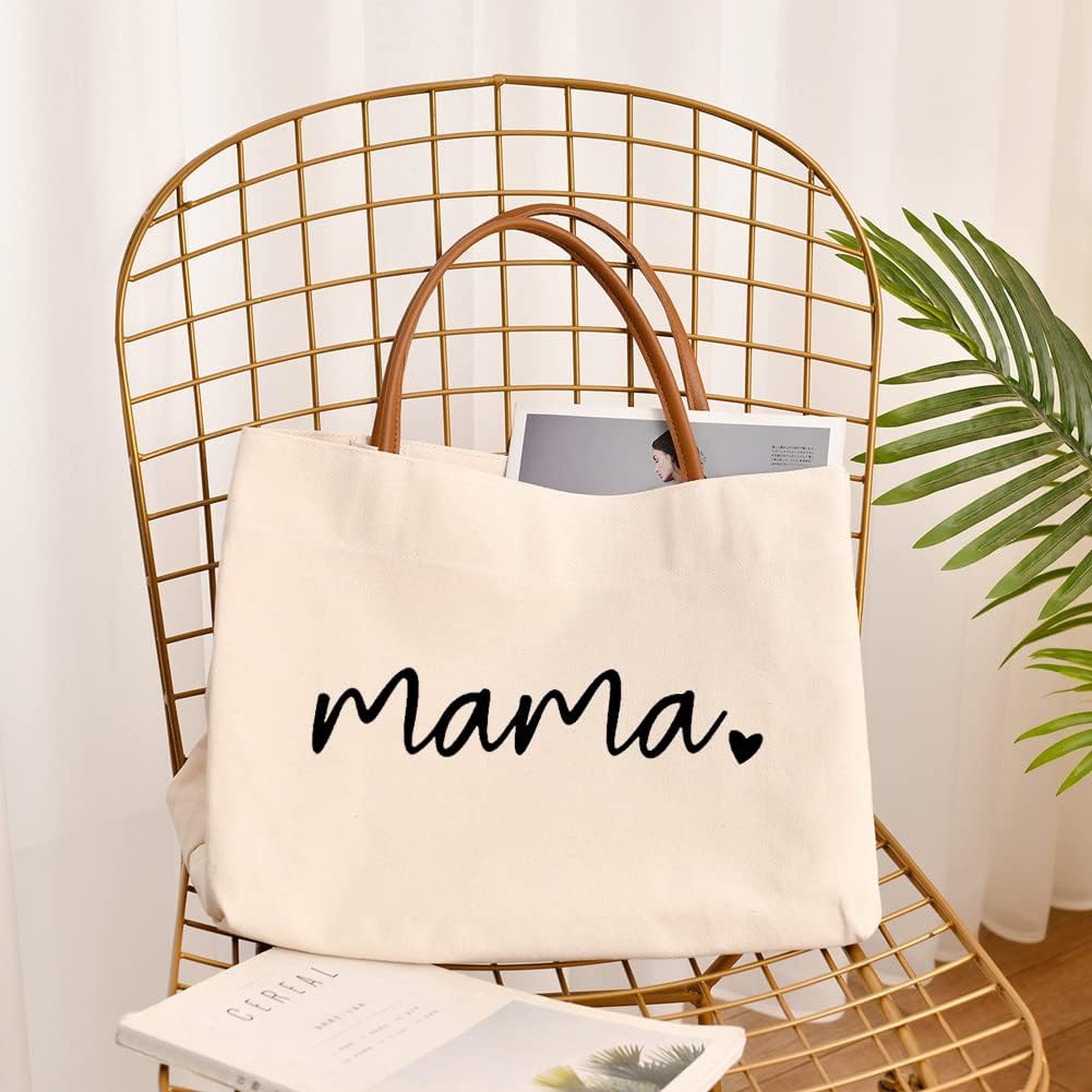 Thumbnail 3 de kifasyo Mom Mama Bag canvas tote for hospital, shopping, beach, travel