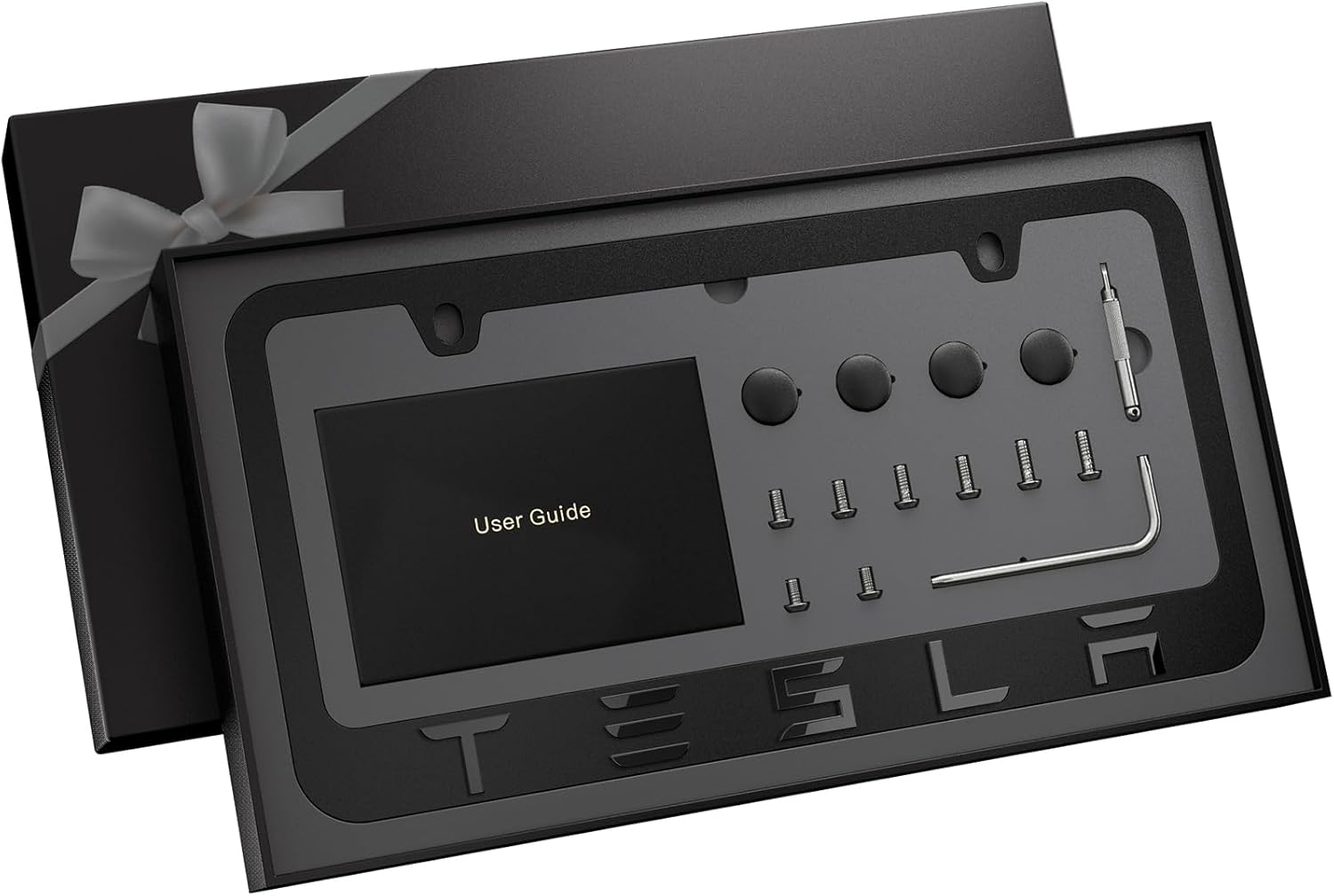 Detalle de Black License Plate Frame car accessory