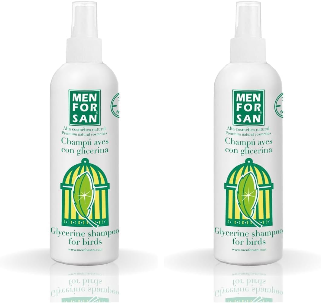 Detalle de Shampooing Men for San Glycérine Oiseaux (125 ml) – spray idratante per piumaggio dei uccelli