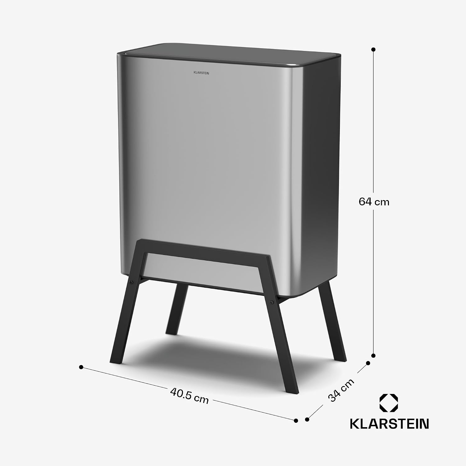 Thumbnail 6 de Klarstein Yuma 30L Stainless Steel Kitchen Bin with Odour Filter