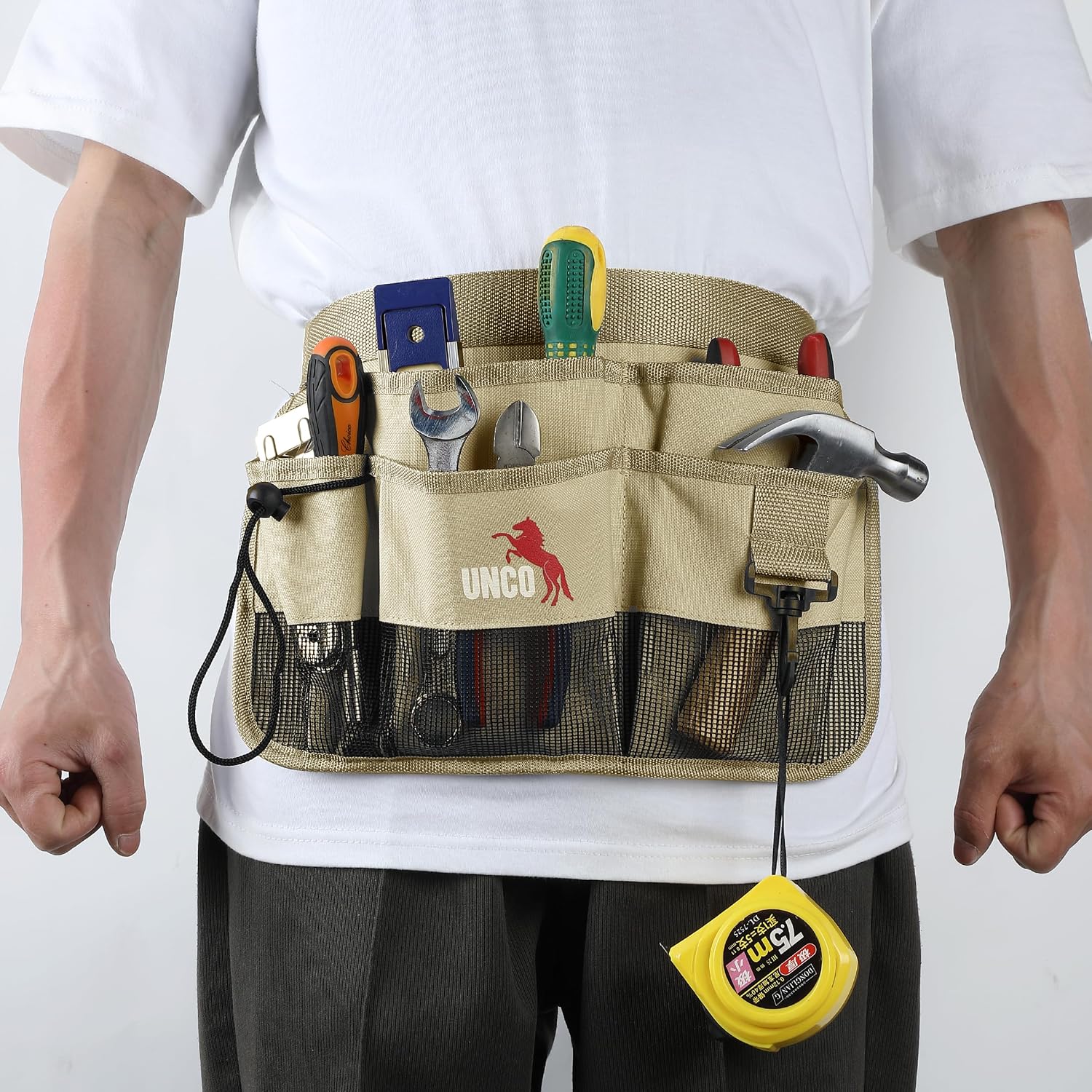 Thumbnail 6 de UNCO AXZN001U448VC Gardening Belt, Khaki, 7 Pockets, Water-Resistant