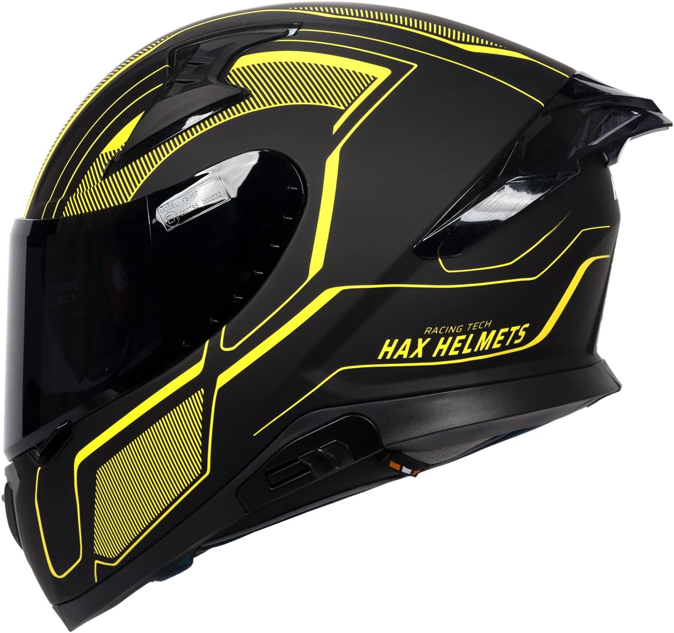 Detalle 2 de HAX Full-Face Motorcycle Helmet, Size L