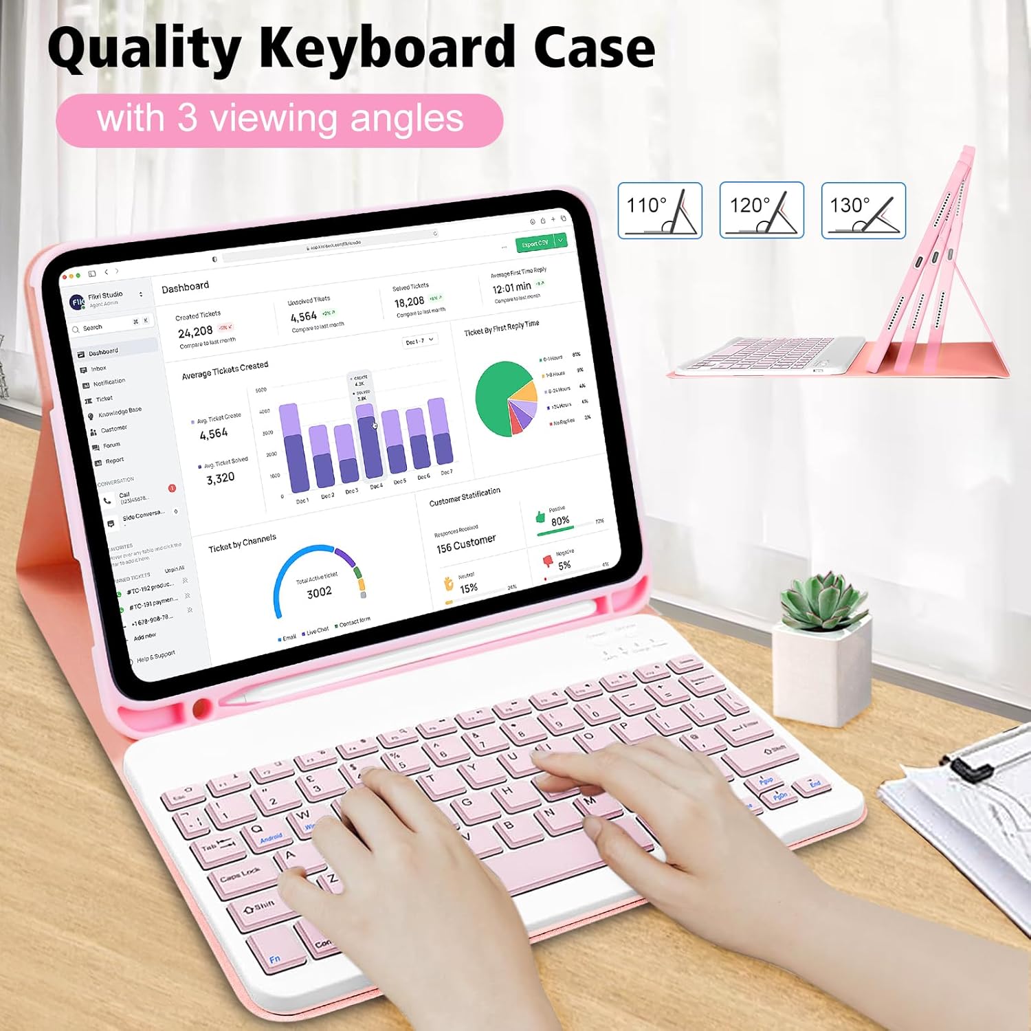 Detalle de AGARELE iPad keyboard case 11 inch