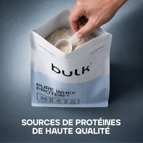 Detalle 2 de Bulk Pure Whey Protein+ Vanille 900 g – Protéines de haute qualité pour un shake quotidien