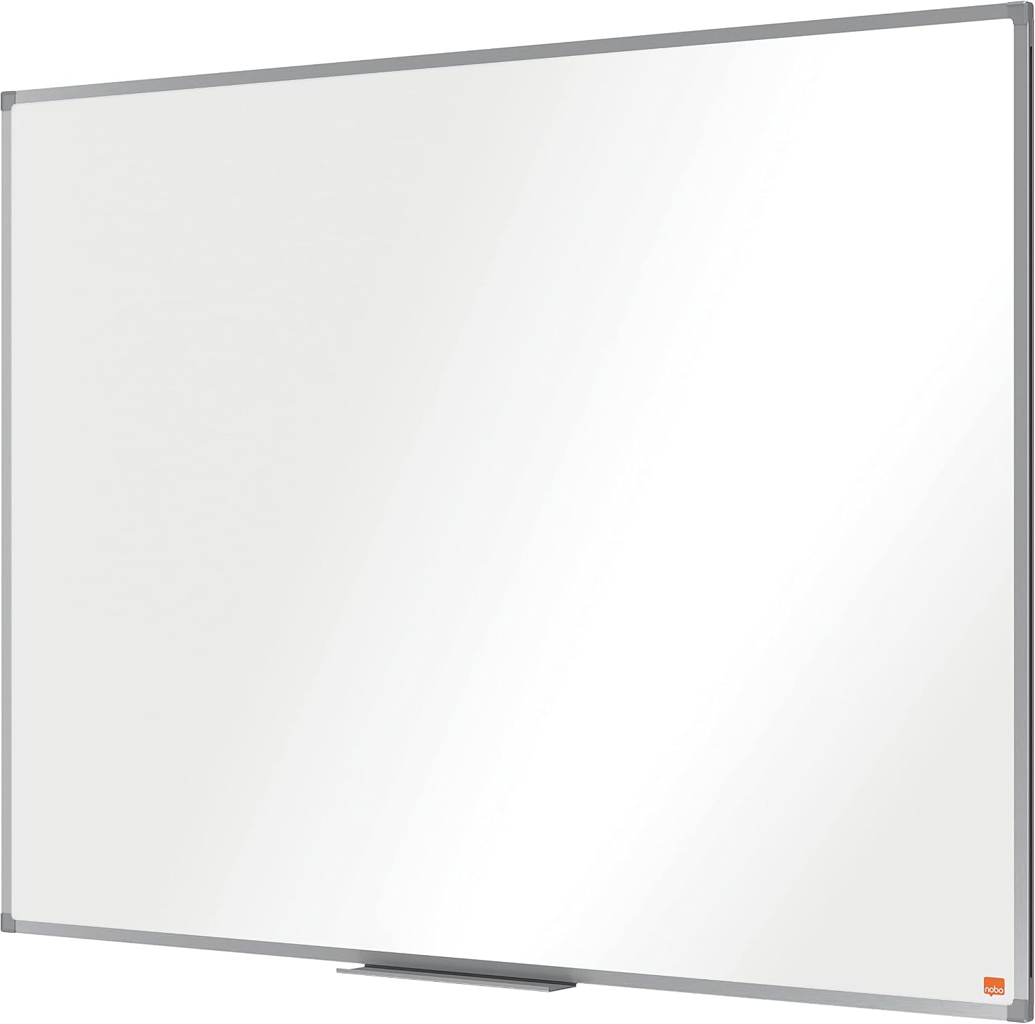 Detalle de Nobo Basic Tableau Blanc Magnétique 900 x 600 mm – Cadre aluminium, Montage mural par les coins