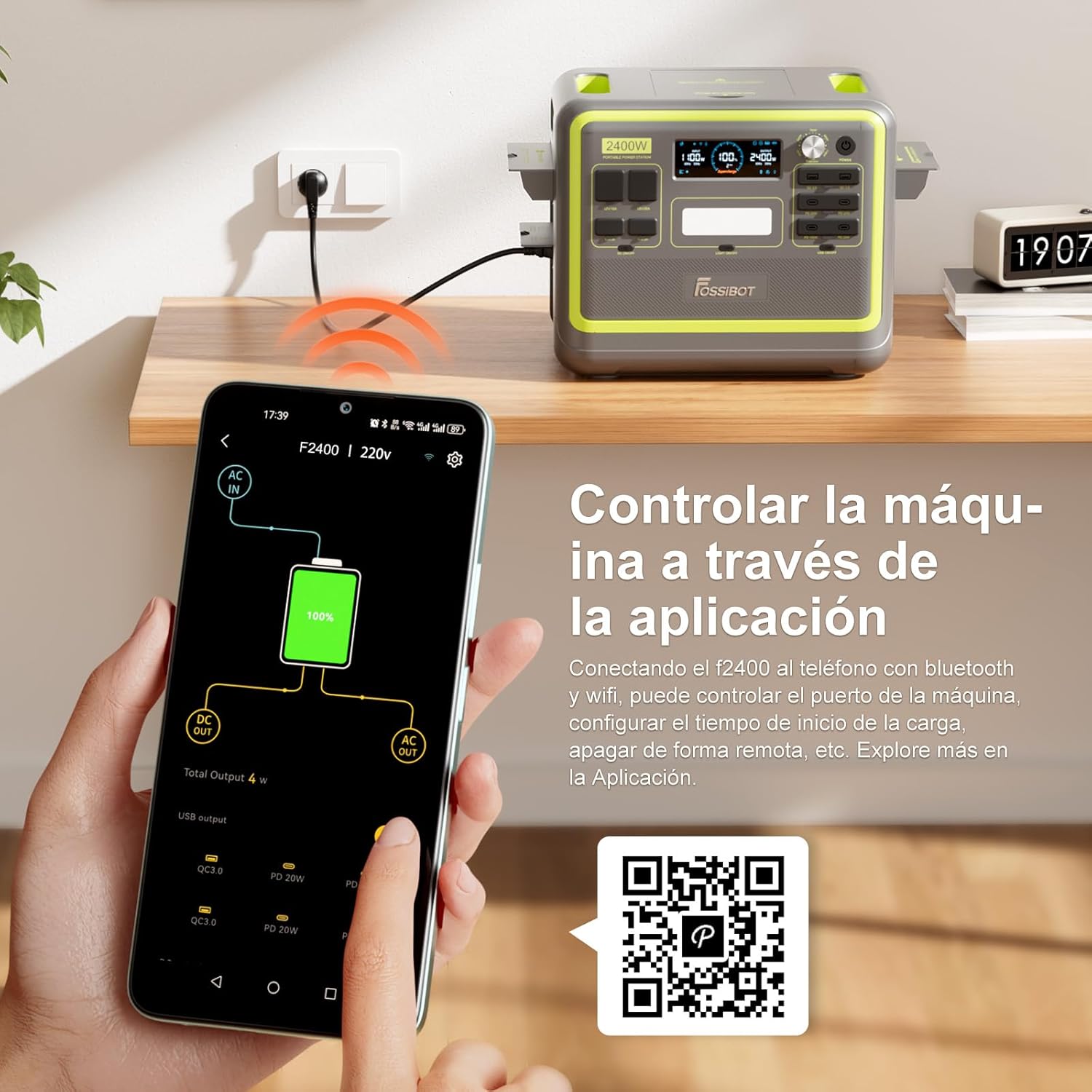 Thumbnail 4 de FOSSiBOT F2400 ⚡ Generador solar portátil 2400W