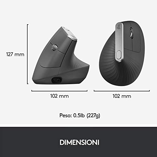 Thumbnail 7 de Logitech MX Vertical Wireless: ergonomia avanzata e precisione per la giornata lavorativa