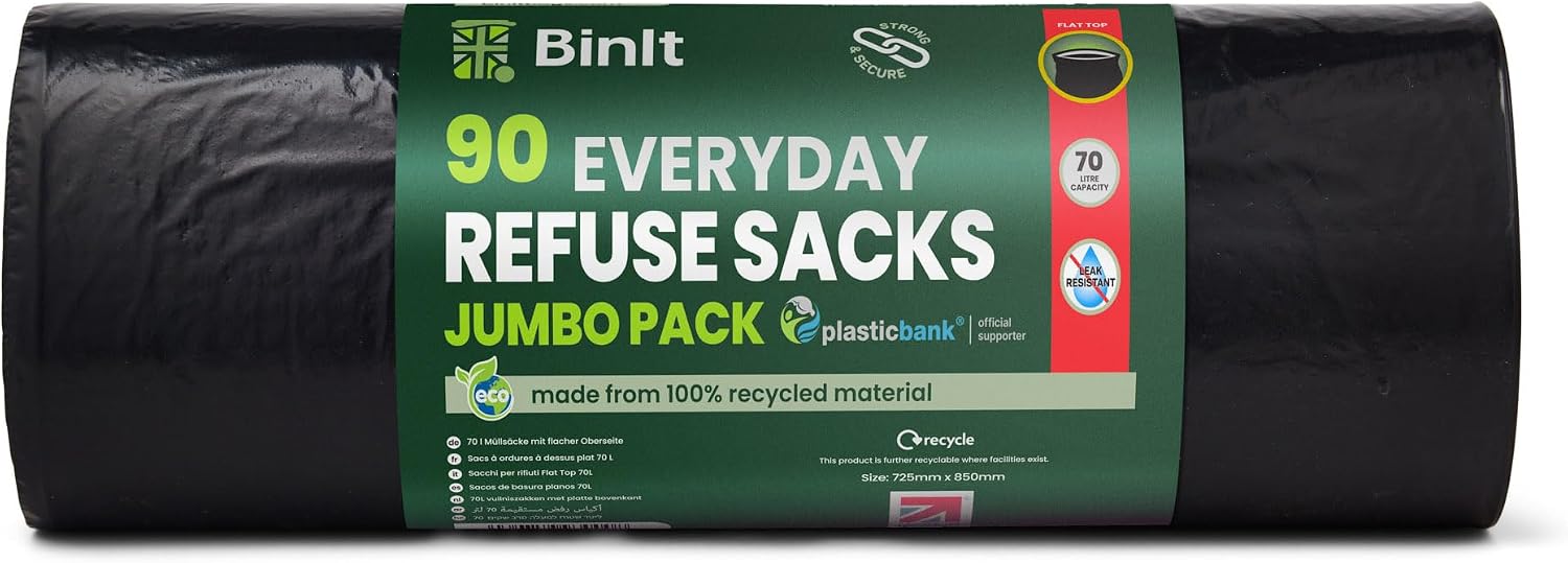 Detalle de BIN IT 90 Jumbo Pack 70L Bin Bags