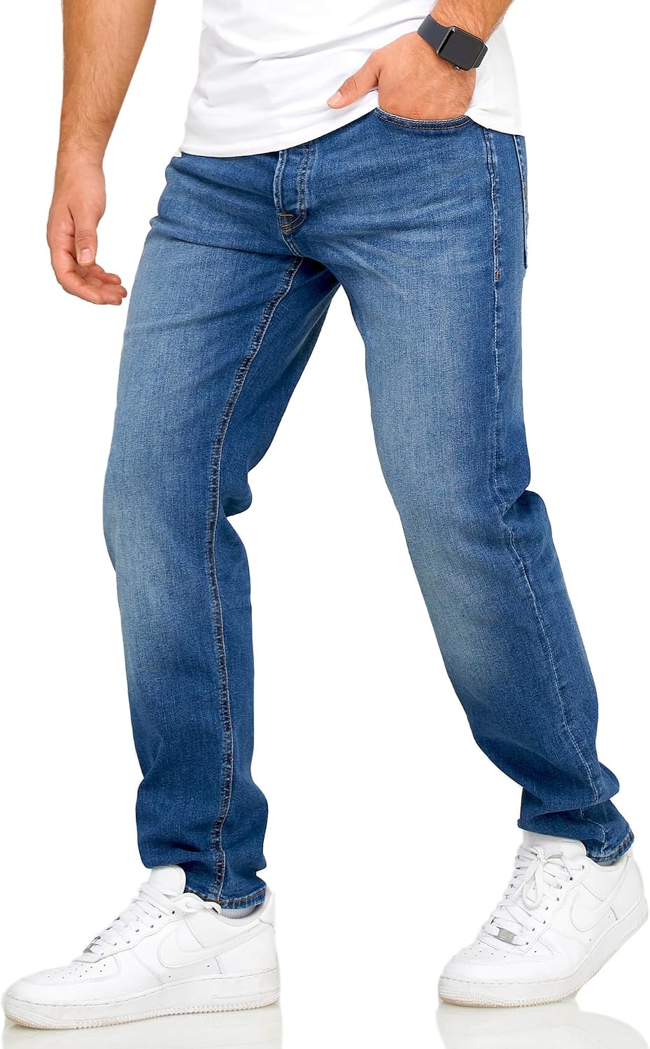 Detalle 2 de JACK & JONES Infinity Herren Jeans Mike ARIS Comfort Fit Denim – zeitloser Allrounder