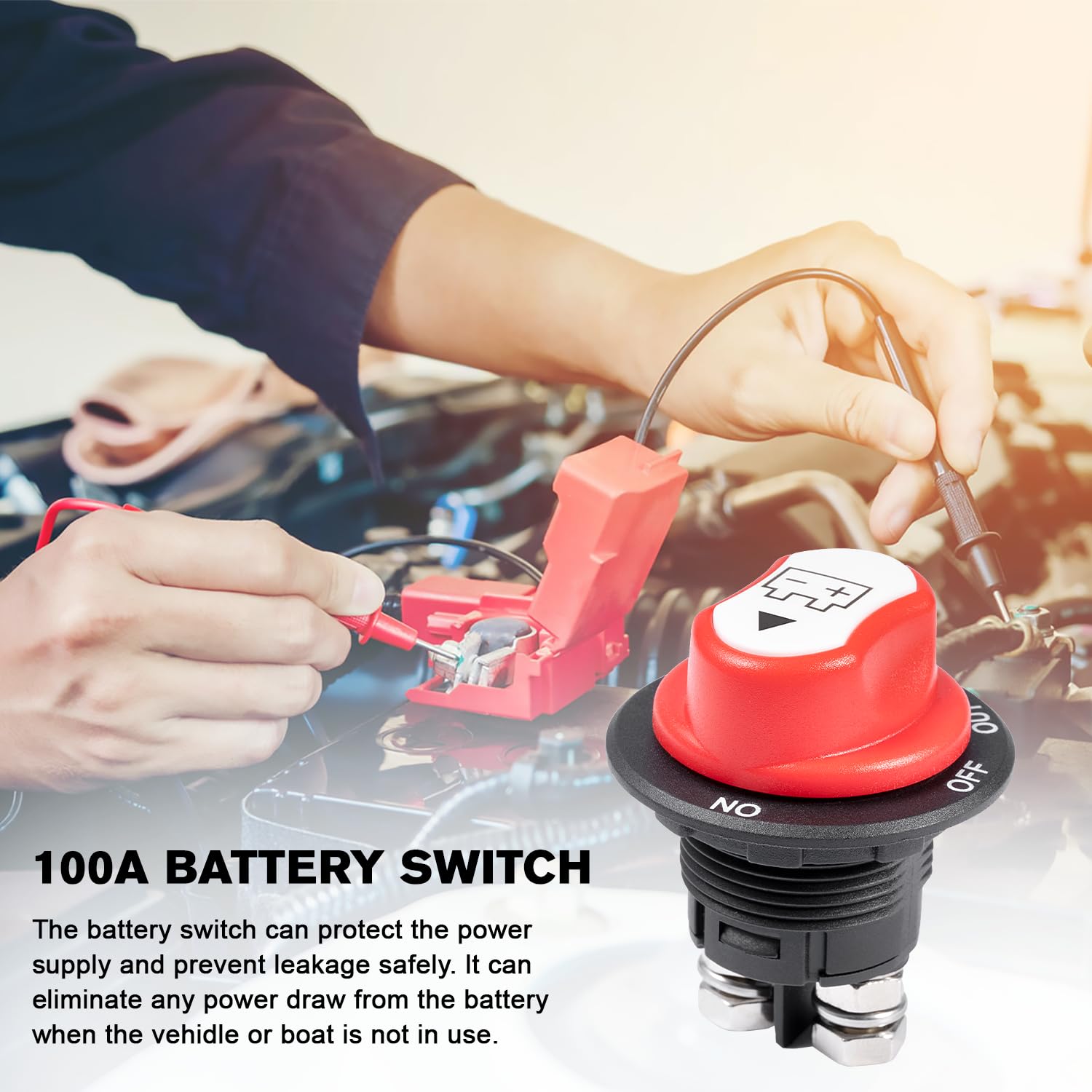 Detalle 2 de Desconectador de Batería 12V/24V para Coche